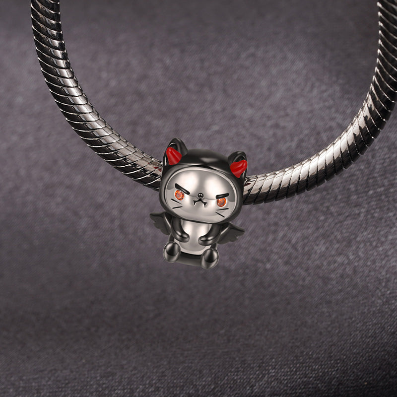 Gnoce Cool Black Cat Charm Gift for Halloween_3