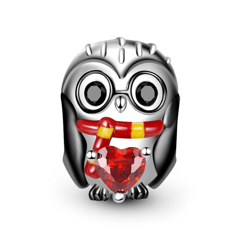 Gnoce Wise Owl Embraces Heart Gem Charm_1