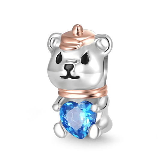Gnoce Hat Bear Embraces Heart Gem Charm_1