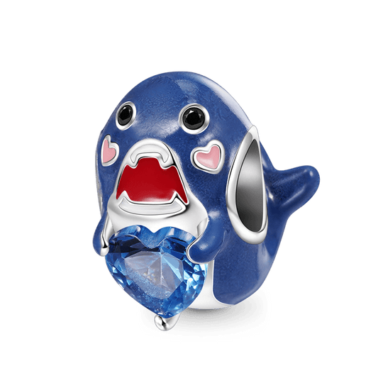 Gnoce Shark Embraces Heart Gem Charm_1