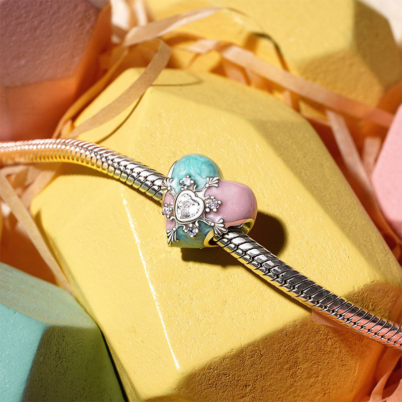 Gnoce Easter Cross Heart Charm_2