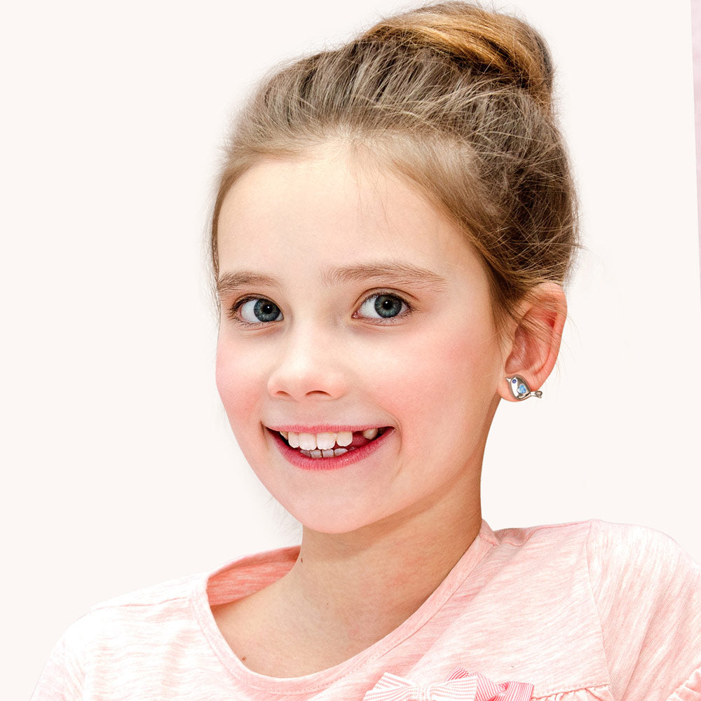 Gnoce Sparkling Bird Stud Earrings_3