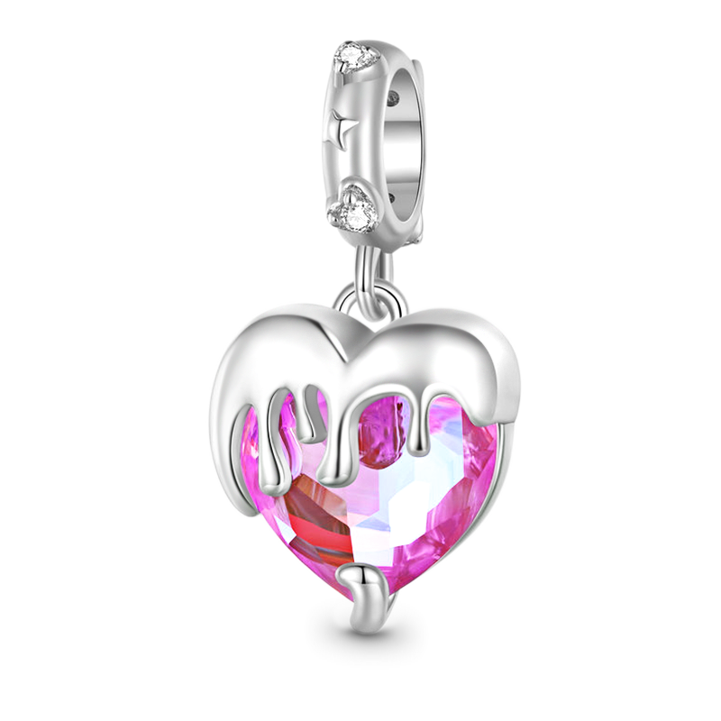 Gnoce Melting Heart Pendant Dangle Charm_1
