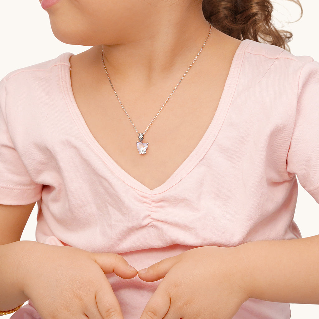 Gnoce Butterfly Love Heart Pendant Dangle Charm_3