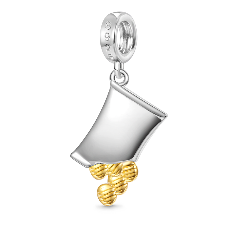 Gnoce Snack Food Potato Chips Pendant Dangle Charm_2