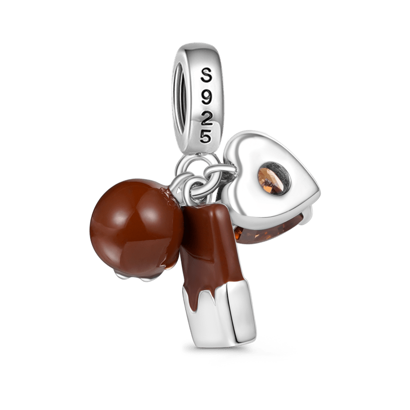 Gnoce Sweet Chocolate Triple Pendant Dangle Charm_2