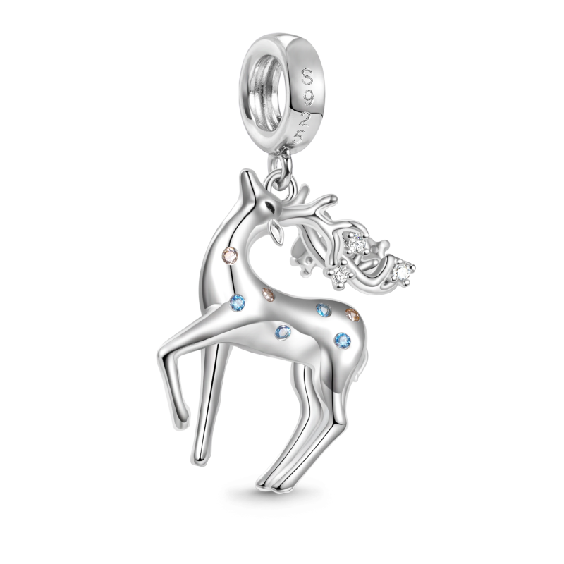 Gnoce Lovely Deer Pendant Dangle Charm_2