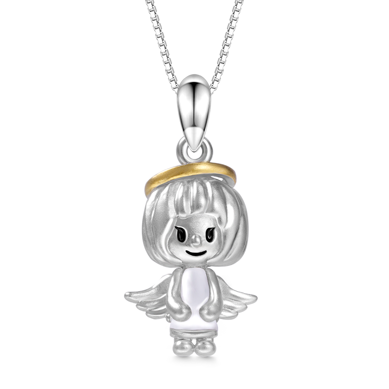 Gnoce Cute Angel Necklace_1