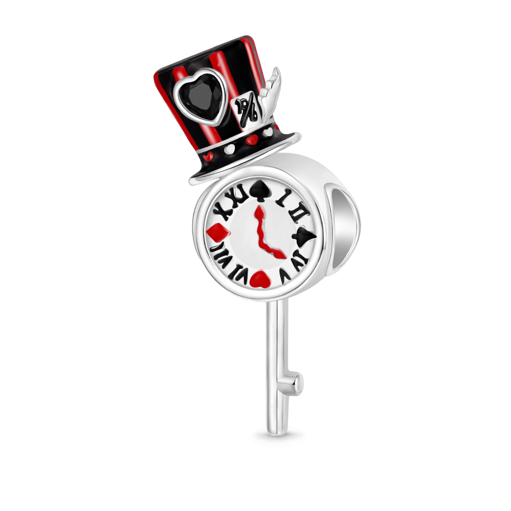 Gnoce Mad Hatter Hat Pocket Watch Charm_1