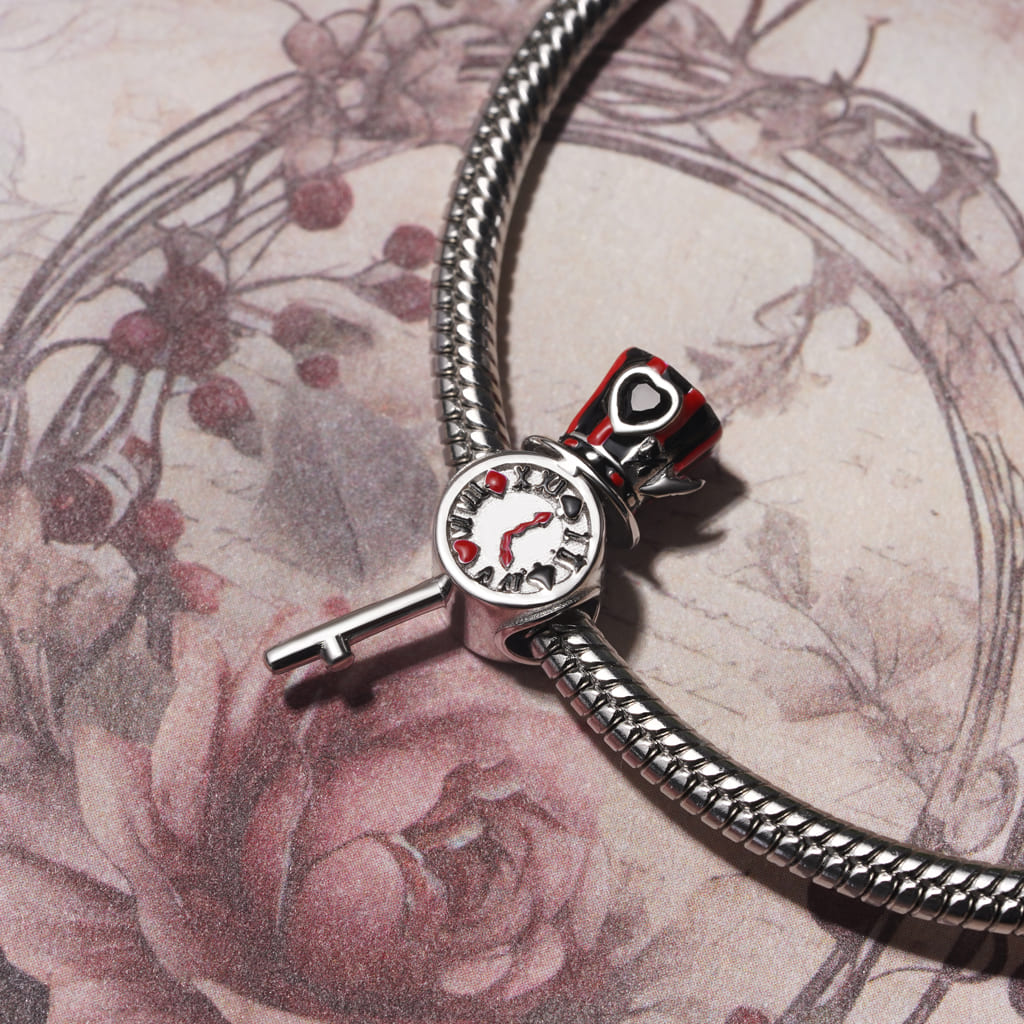 Gnoce Mad Hatter Hat Pocket Watch Charm_3
