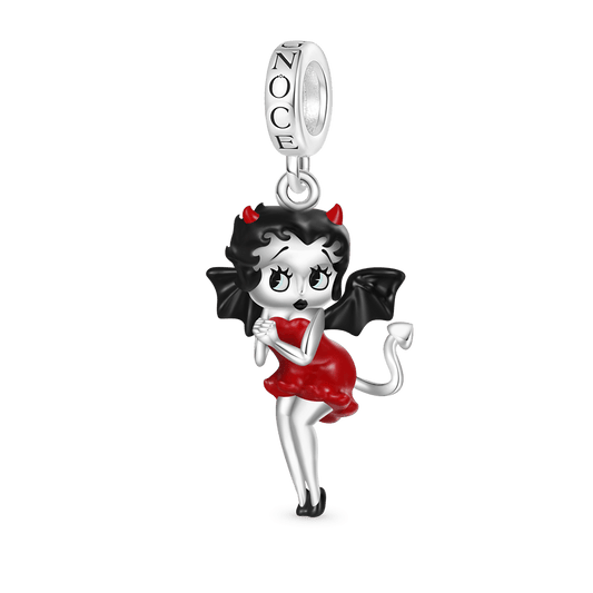 Gnoce Halloween Little Devil Betty Boop Pendant Dangle Charm_1