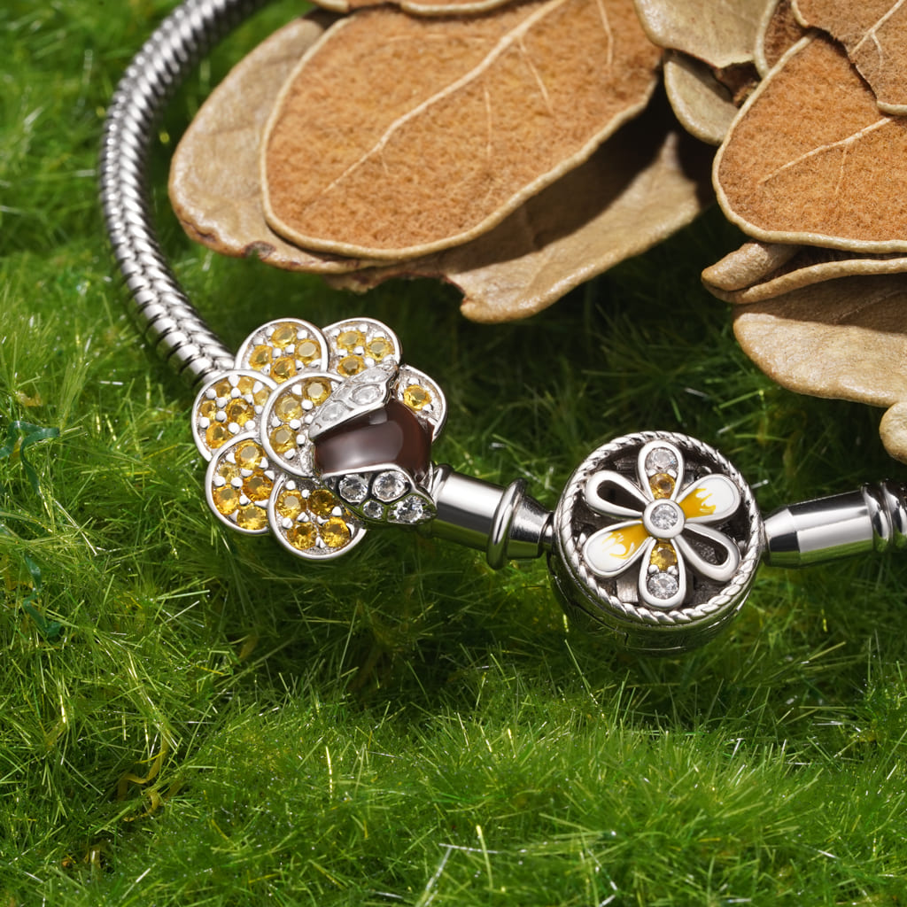Gnoce Flower Bee Stopper Charm_3