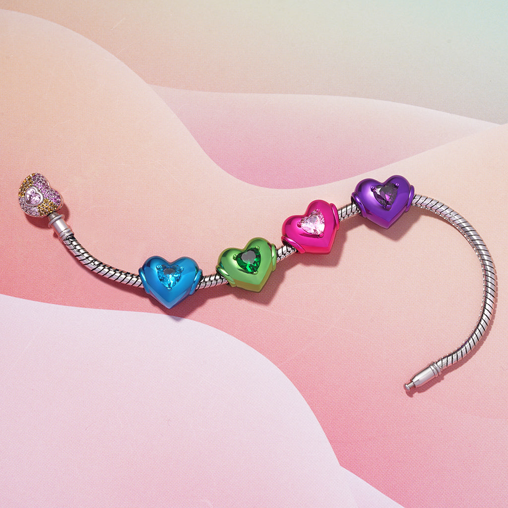 Gnoce Purple Candy Heart Charm_3