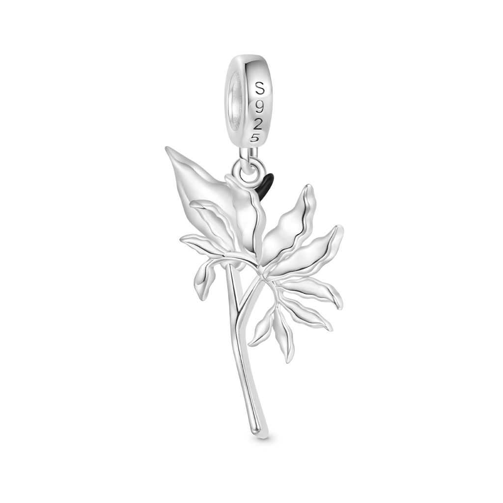 Gnoce Temple of Flora Dragon Arum Pendant Dangle Charm_2