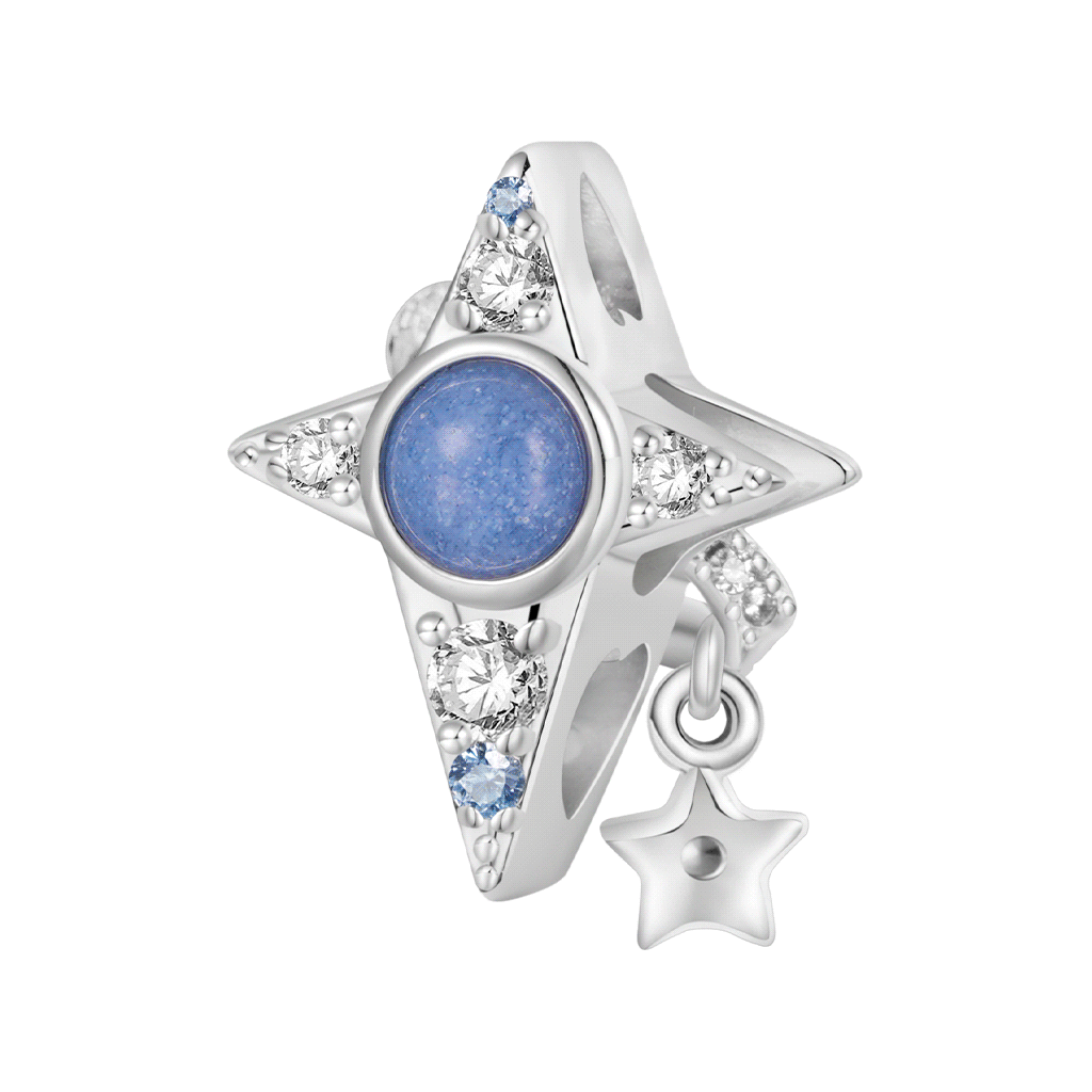 Gnoce Starburst Hoop Glow-in-the-Dark Charm_1