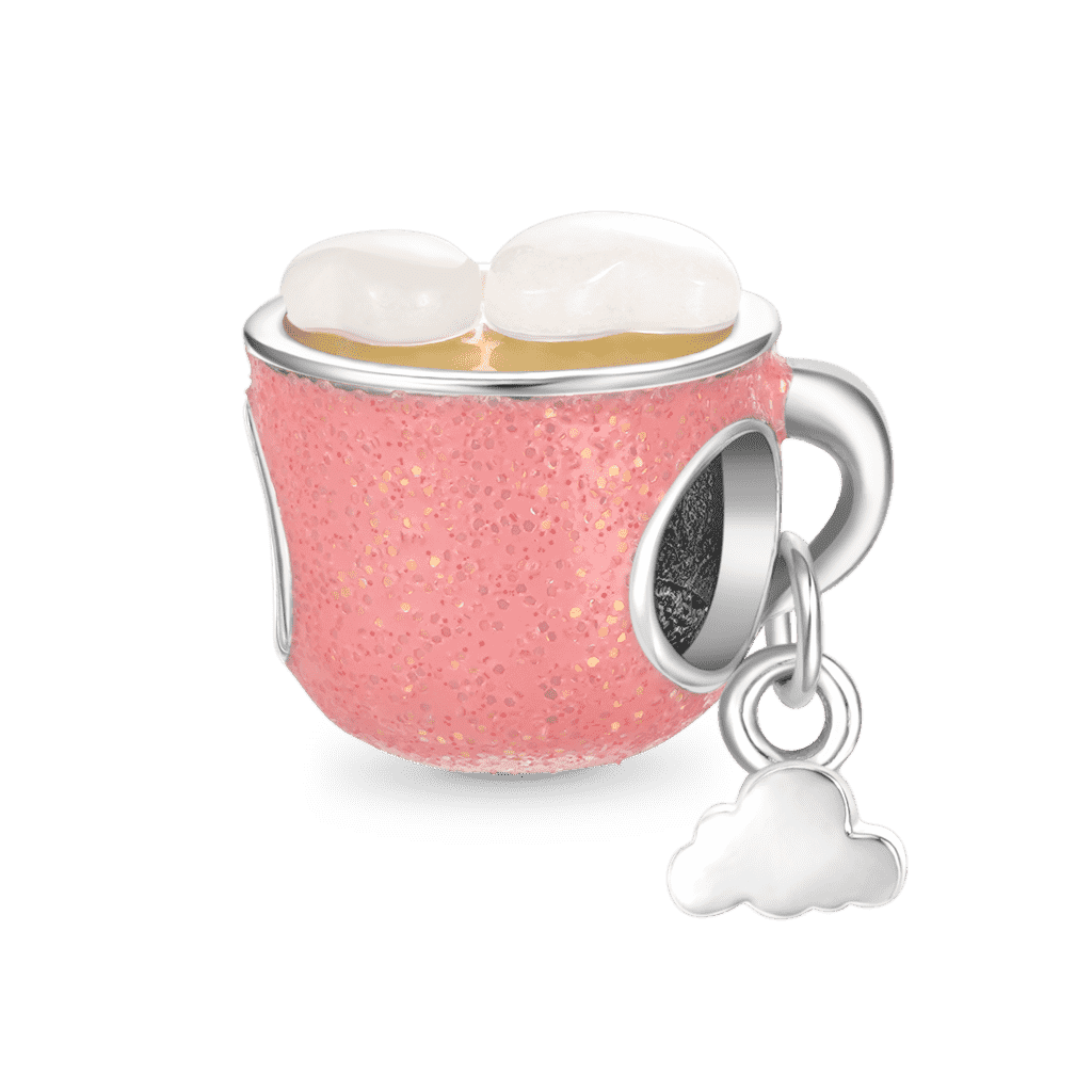 Gnoce Marshmallow Coffee Cup Heart Glow-in-the-Dark Charm_3