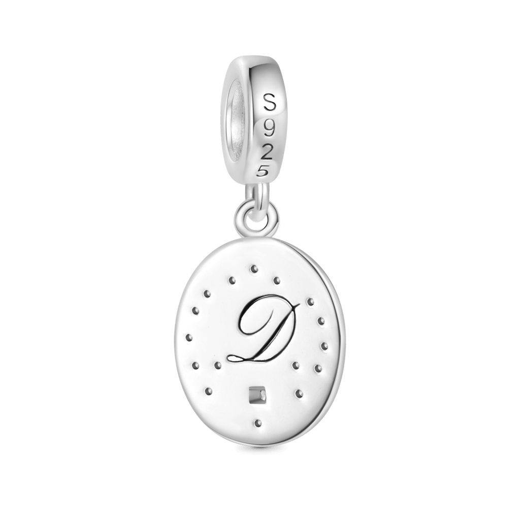 Gnoce Personalized Initial Letter Puppy Seal Pendant Dangle Charm_2