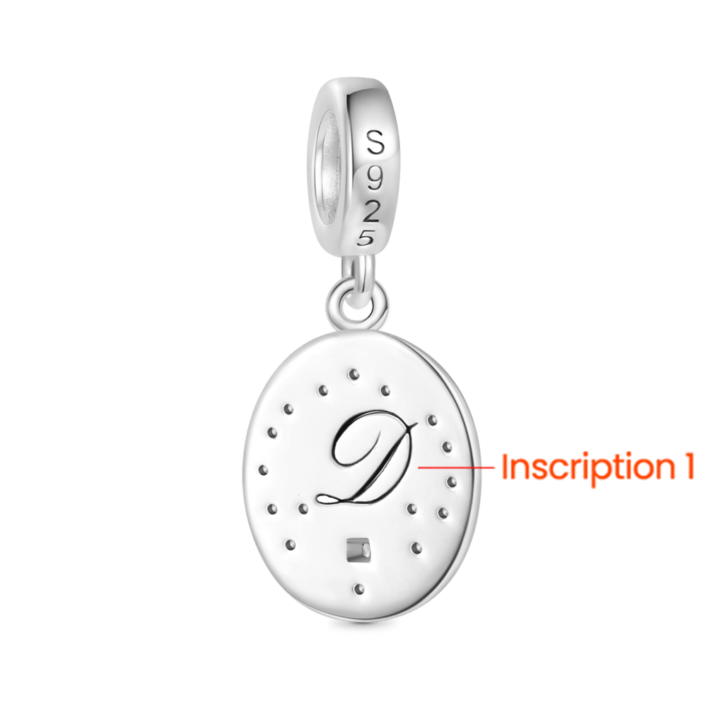 Gnoce Personalized Initial Letter Puppy Seal Pendant Dangle Charm_3