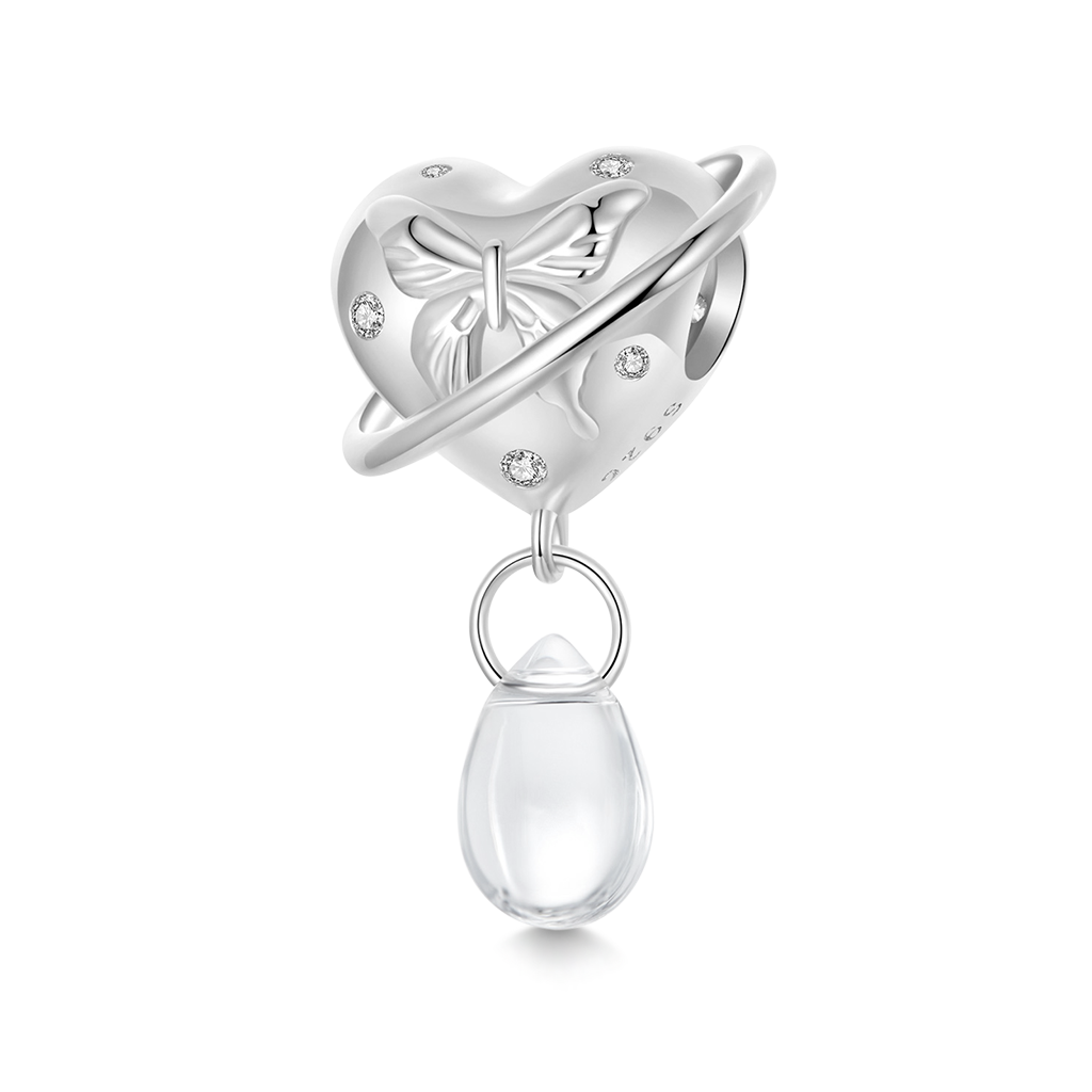 Gnoce Heart Butterfly Planet Charm_1