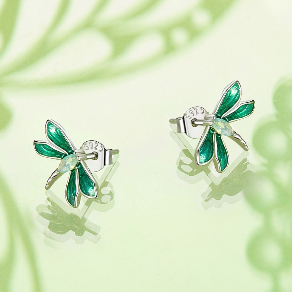 Gnoce Dragonfly Stud Earrings_2