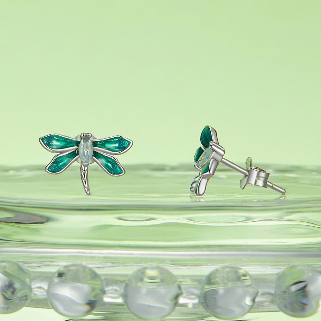 Gnoce Dragonfly Stud Earrings_3
