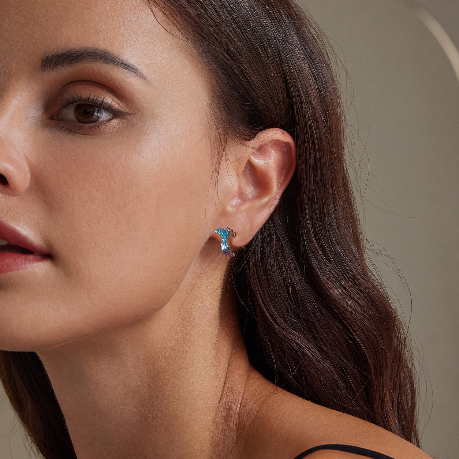 Gnoce Kingfisher Stud Earrings_3