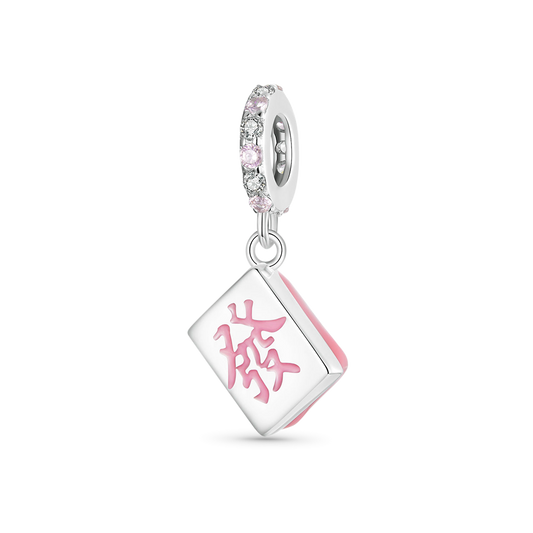 Gnoce Pink Fortune Pendant Dangle Charm_1