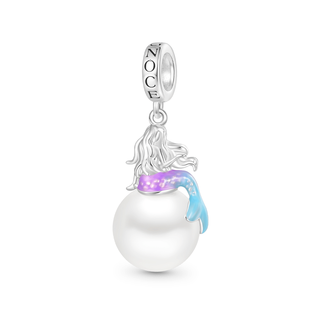 Gnoce Mermaid Pearl Pendant Dangle Charm_1