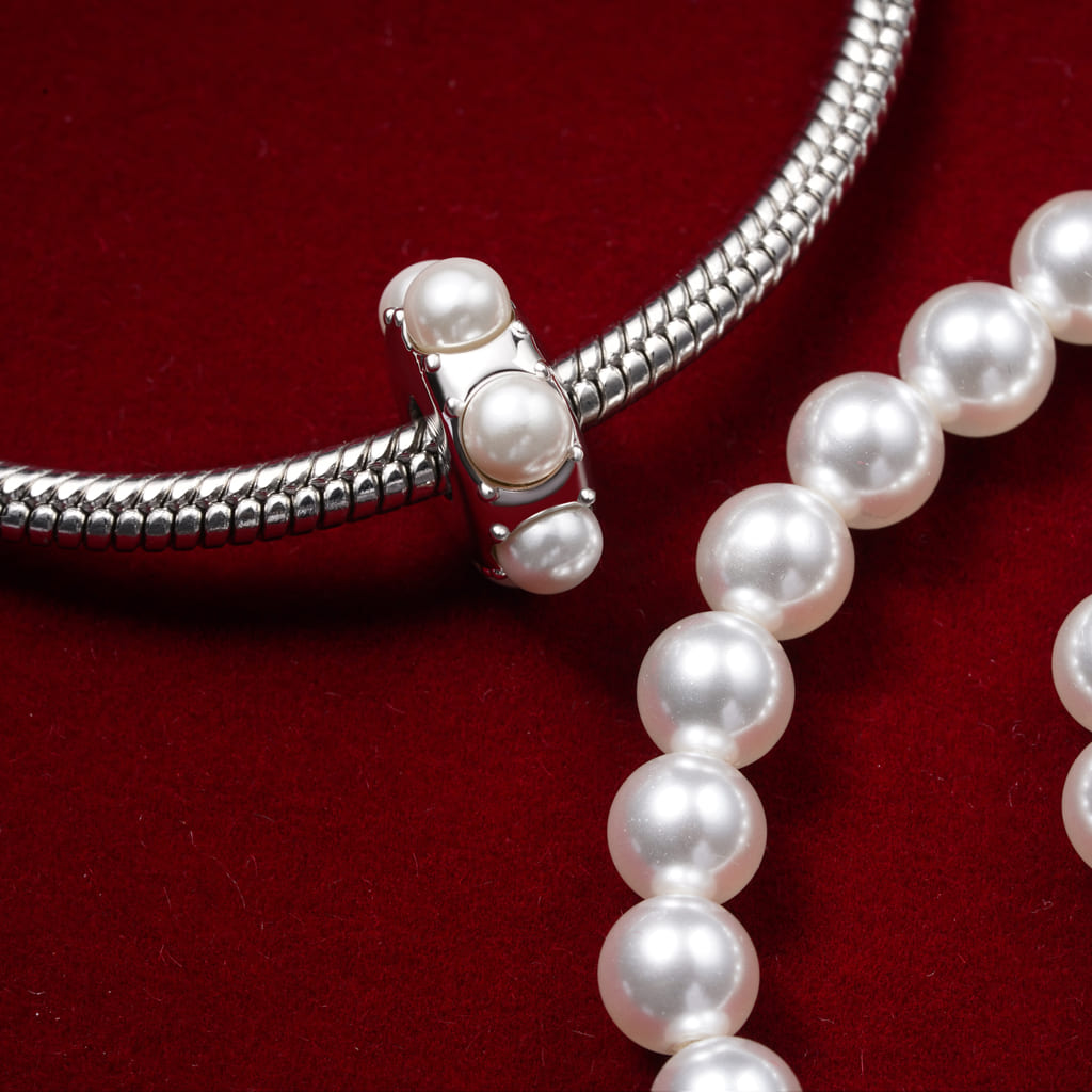 Gnoce Classic Half Dome Pearl Stopper Charm_3