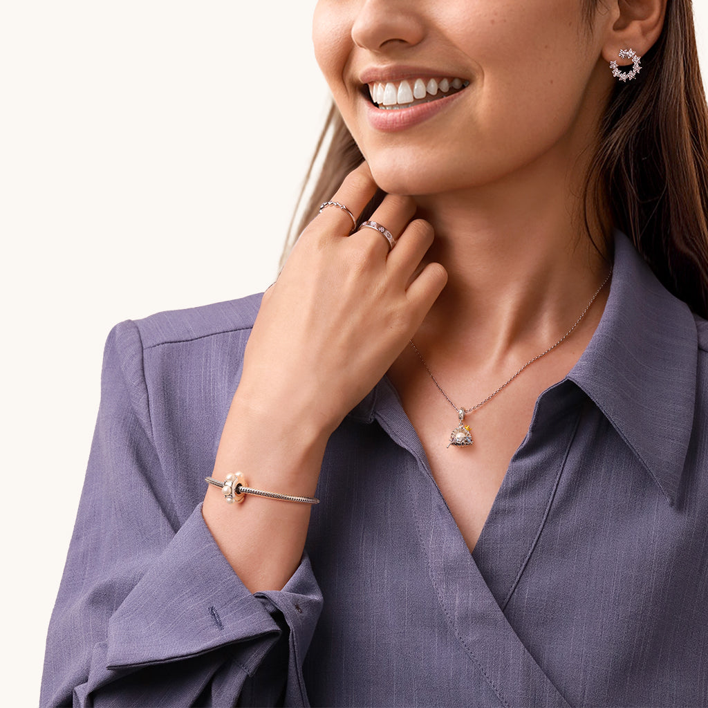 Gnoce Classic Half Dome Pearl Stopper Charm_4
