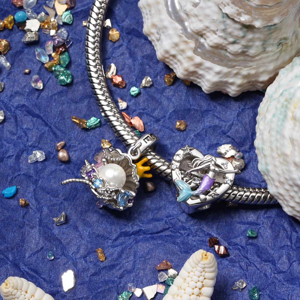 Gnoce Ocean Mermaid Mood Heart Charm_3