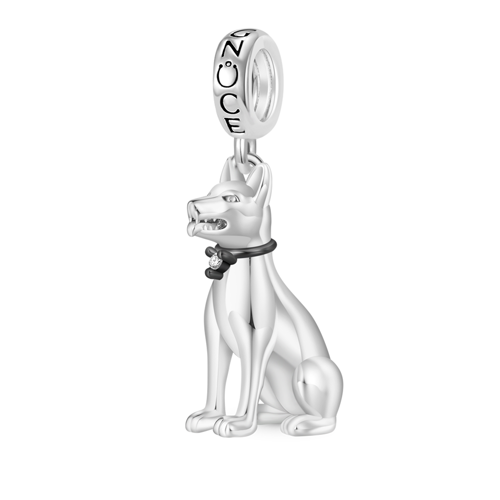 Gnoce German Shepherd Pendant Dangle Charm_1