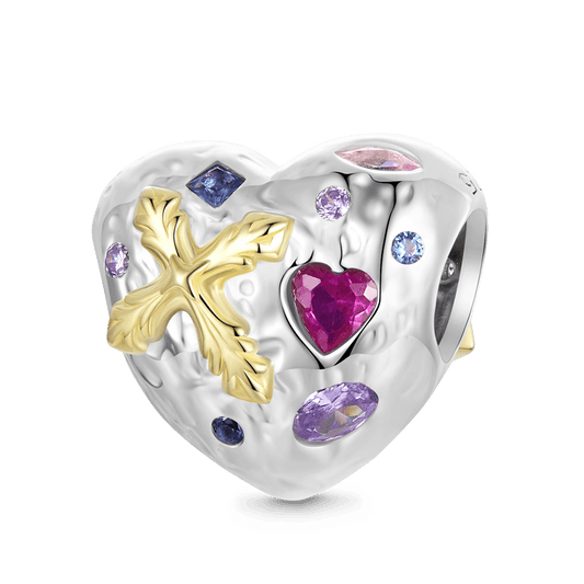 Gnoce Vintage Cross Heart Charm_1