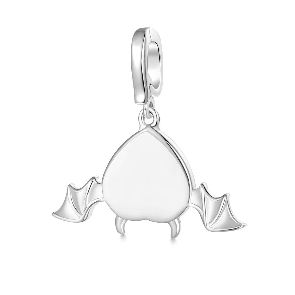 Gnoce Halloween Heart Bat Clasp Clusters Charm_2