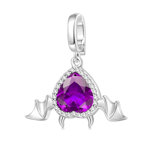 Gnoce Halloween Heart Bat Clasp Clusters Charm_1