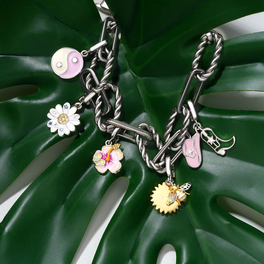 Gnoce Tai Chi Circle Clasp Clusters Charm_3