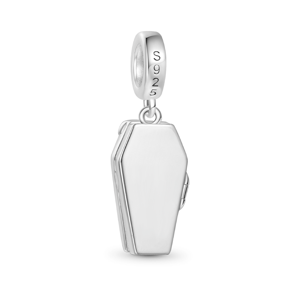 Gnoce Openable Bleeding Coffin Halloween Pendant Dangle Charm_3