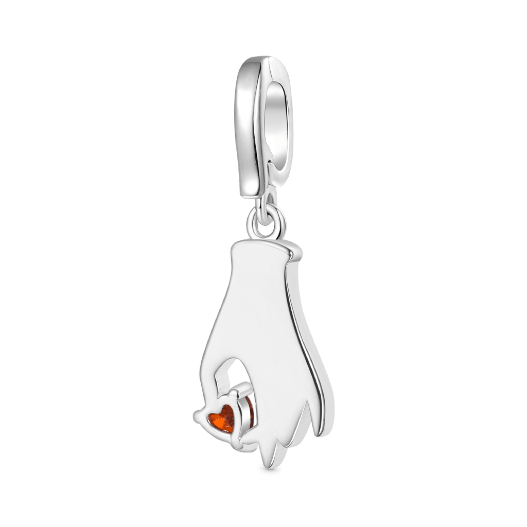 Gnoce Birthstone Love Gesture Clasp Clusters Charm_2