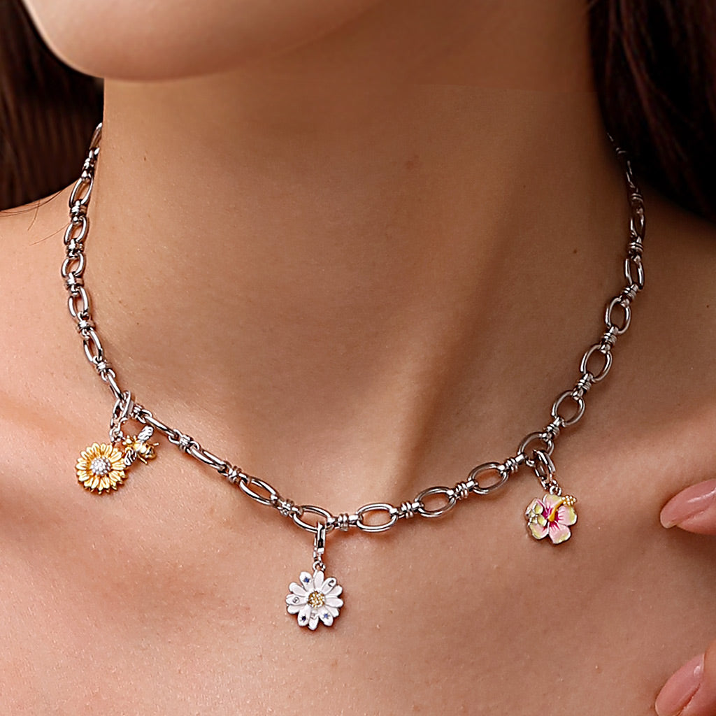 Gnoce Sunflower Bee Clasp Clusters Charm_5