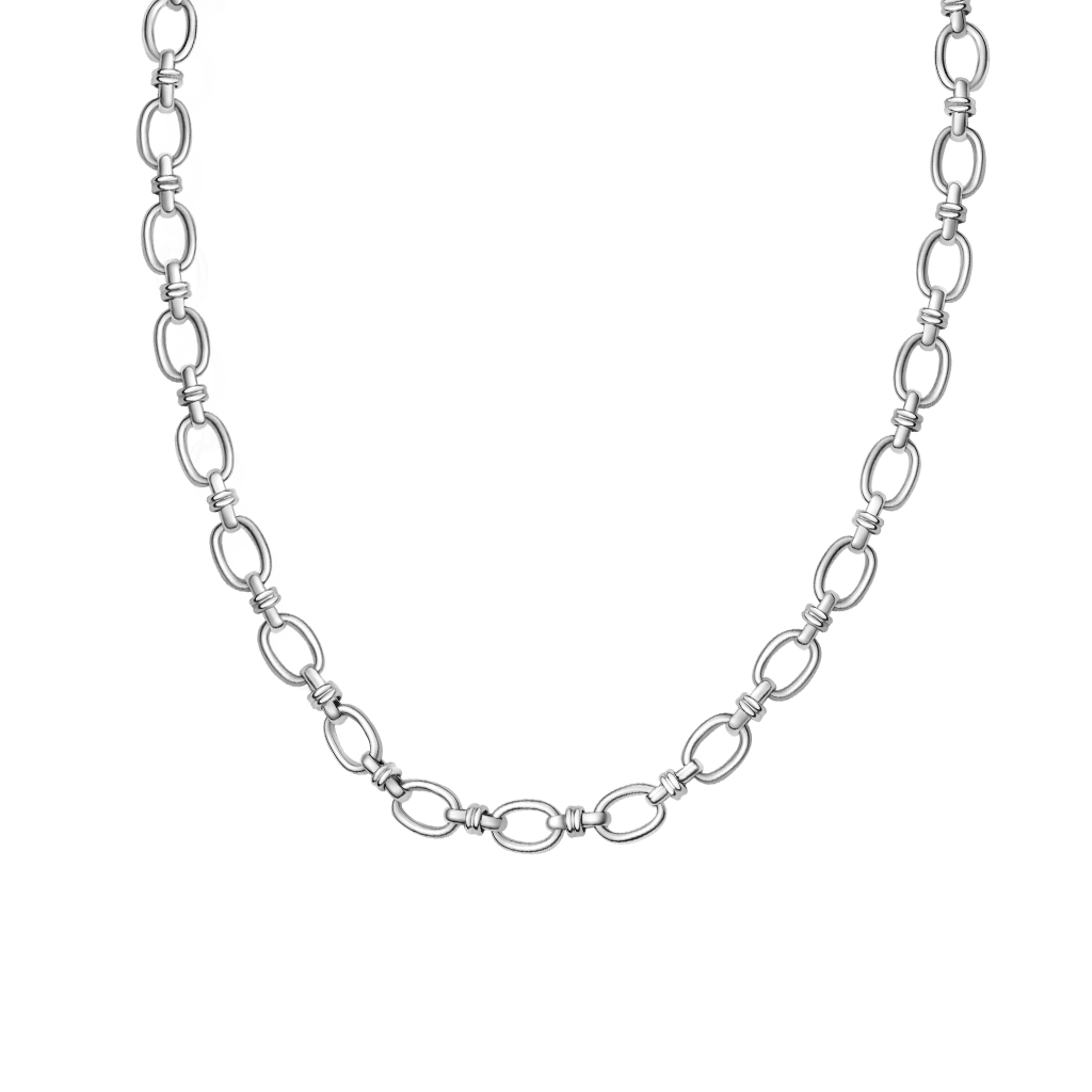 Gnoce Interlocking Thick Chain Necklace_1