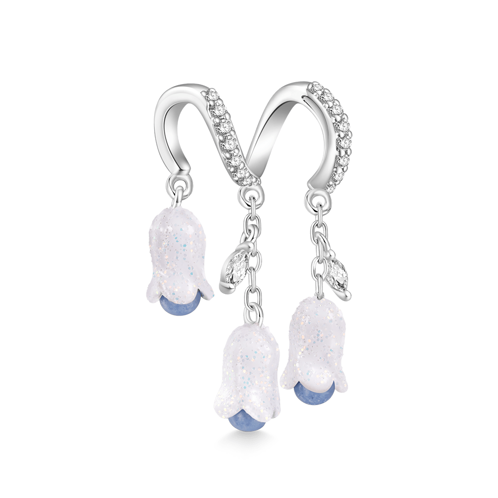 Gnoce Lily of the Valley Glow-in-the-Dark Stone Stamens Charm_2