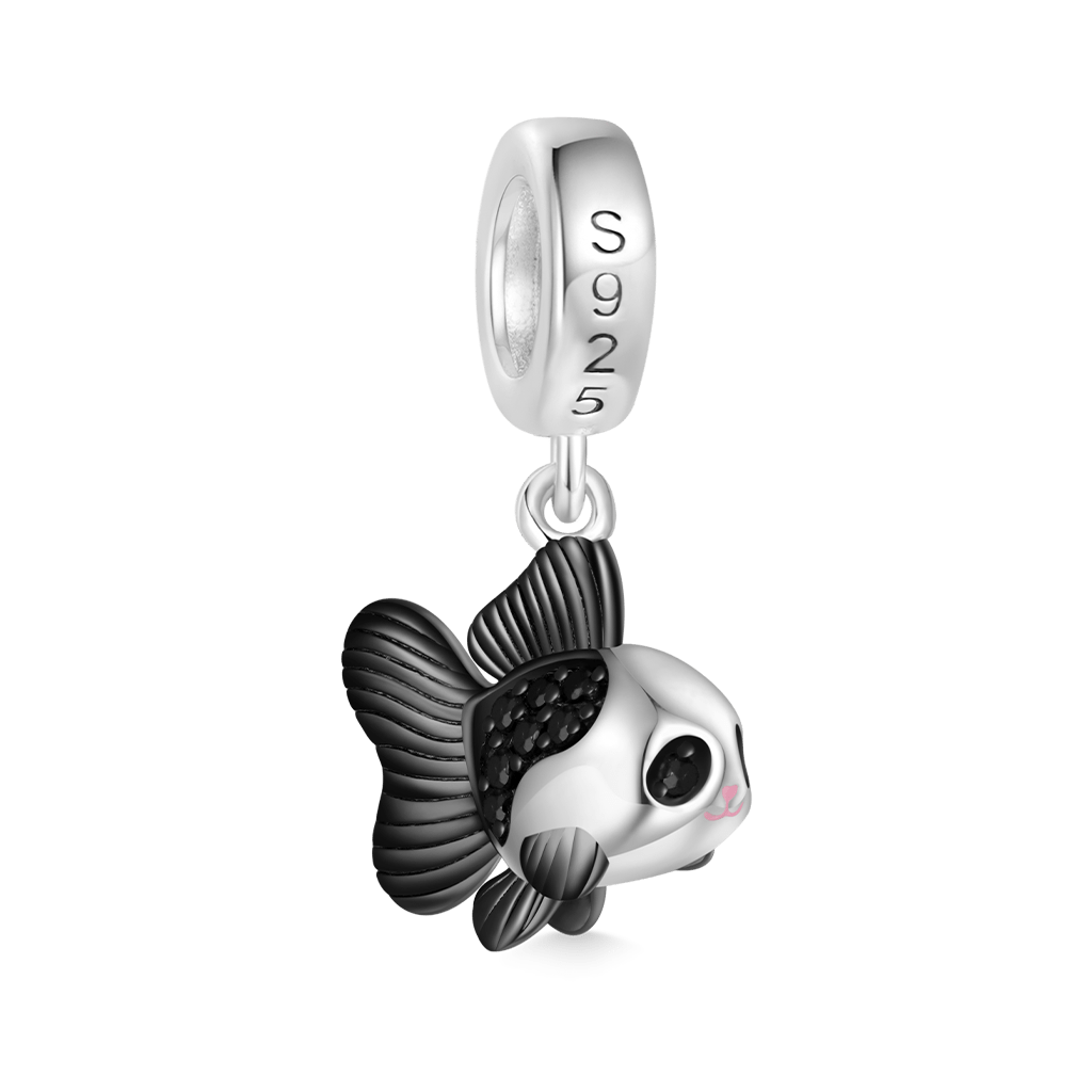Gnoce Panda Goldfish Pendant Dangle Charm_2