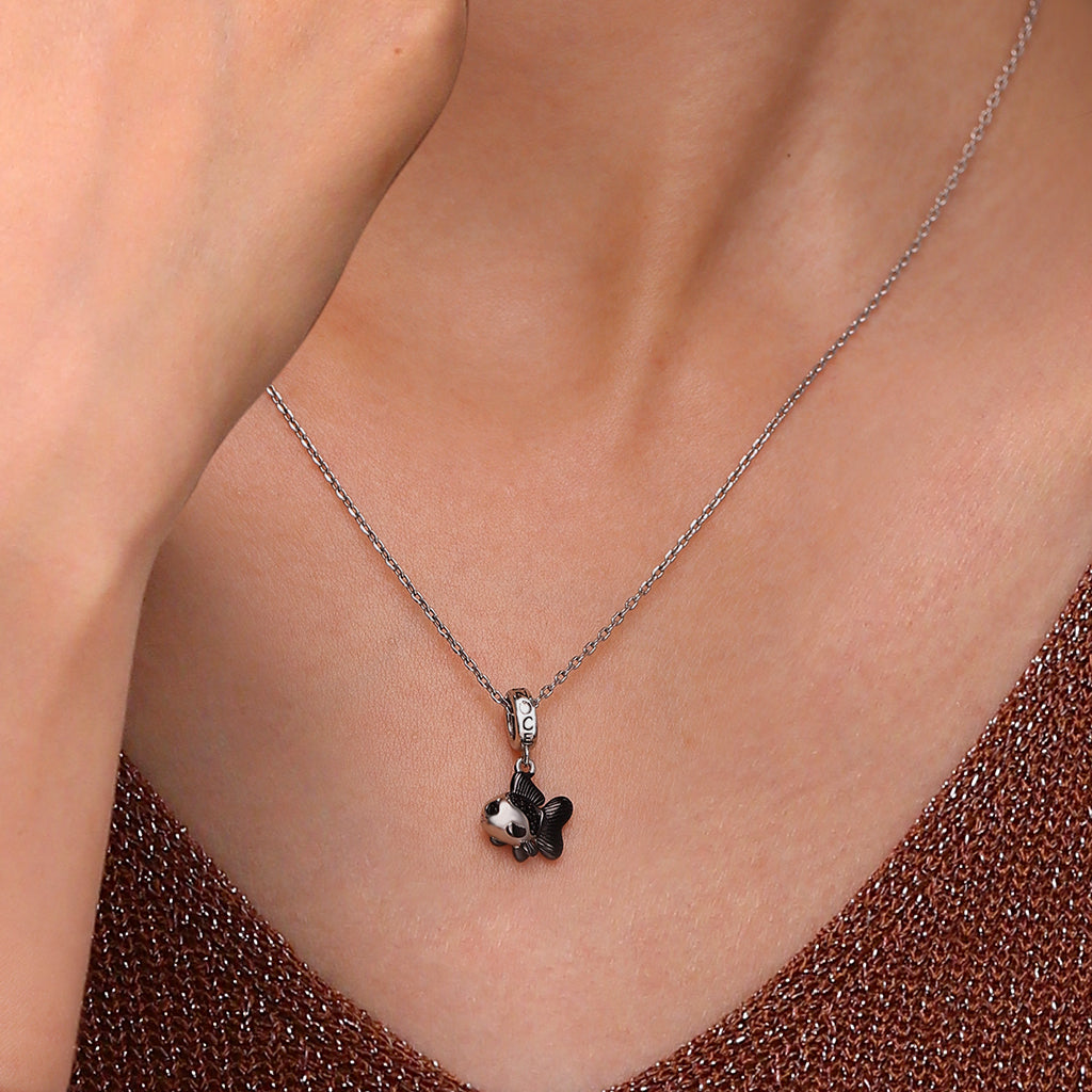 Gnoce Panda Goldfish Pendant Dangle Charm_5