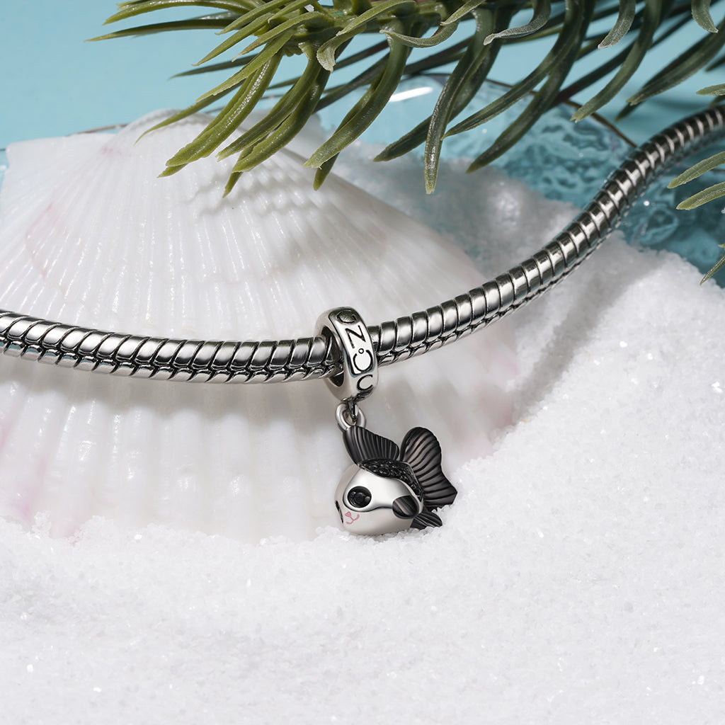 Gnoce Panda Goldfish Pendant Dangle Charm_3