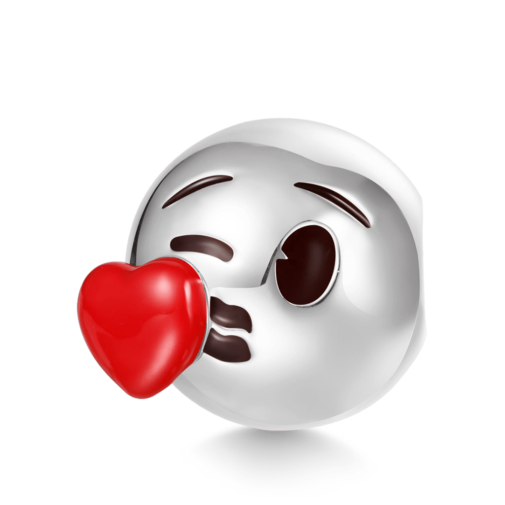 Gnoce emoji Face Blowing Kiss Charm_2
