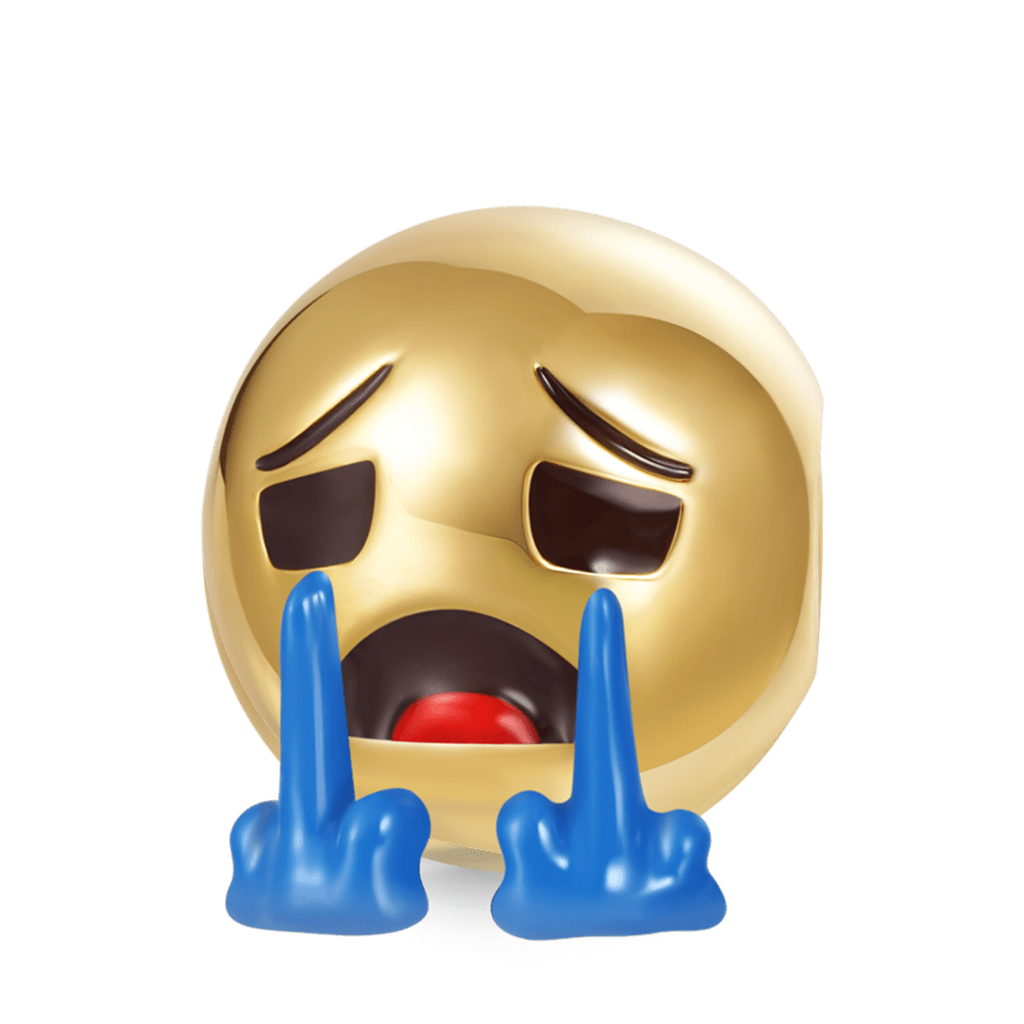 Gnoce emoji Loudly Crying Face Charm_1