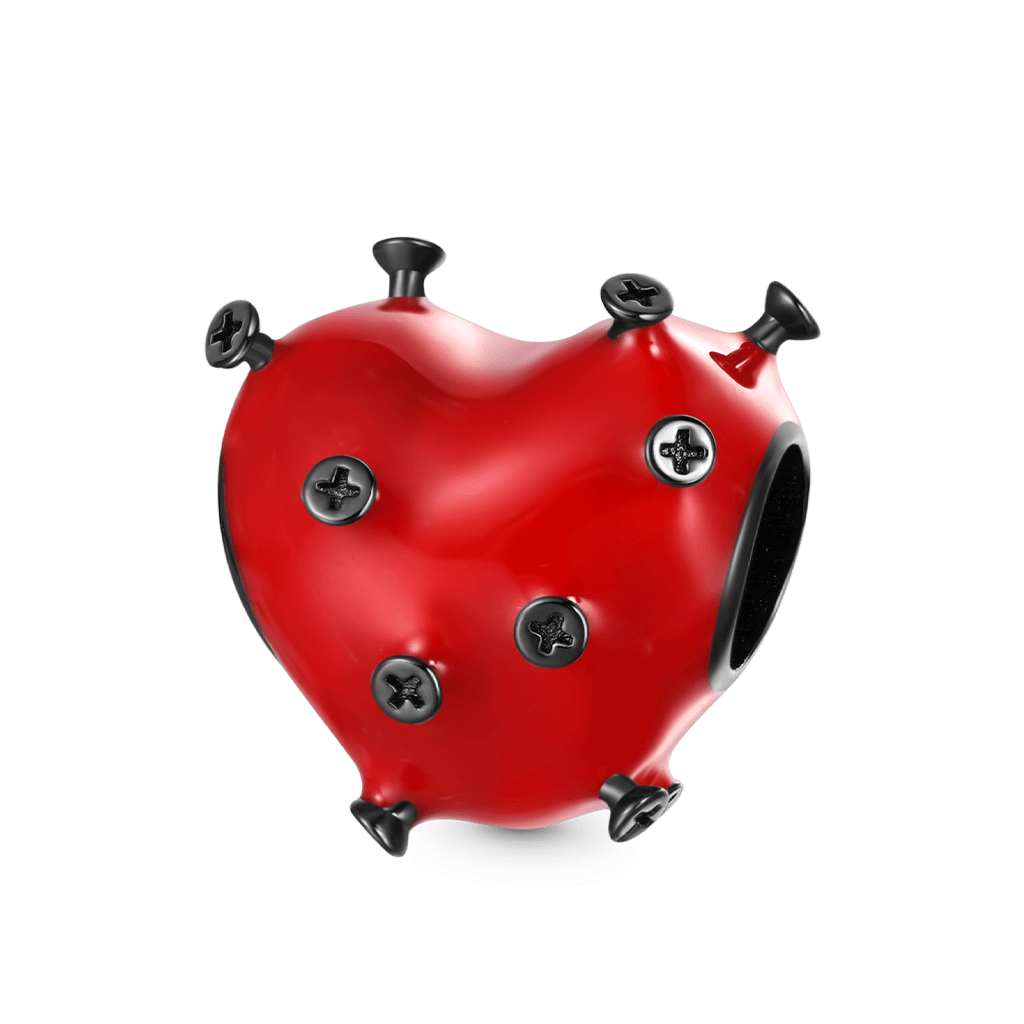Gnoce Halloween Mechanical Nails Inserted into Love Charm_1