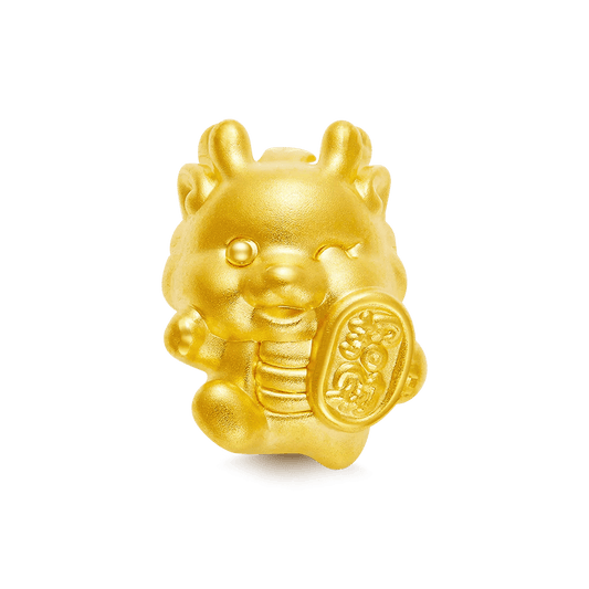 Gnoce Zodiac Gold Dragon Attract Fortune Charm_1