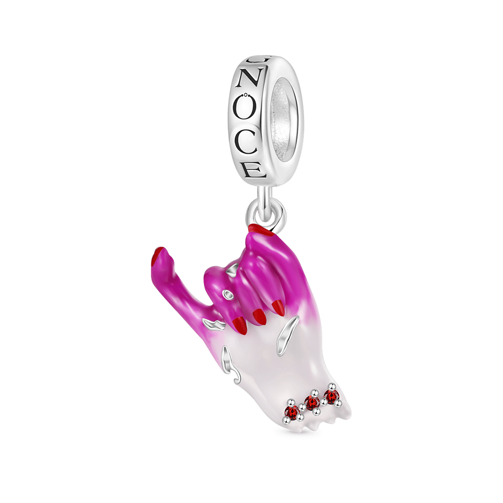 Gnoce Halloween Devil's Two-hands Hook Pendant Dangle Charm_4