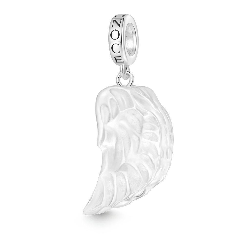 Gnoce Natural Clear Crystal Wings Pendant Dangle Charm_1